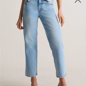 Quince Light Blue Bella straight leg